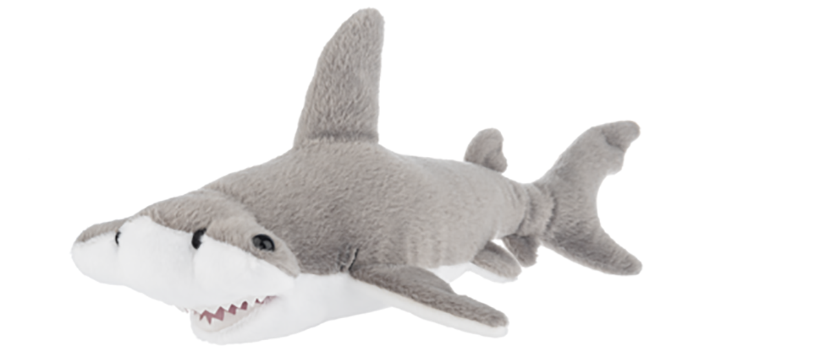 Ganz Hammerhead Shark Plush Stuffed Animal Toy, 21"