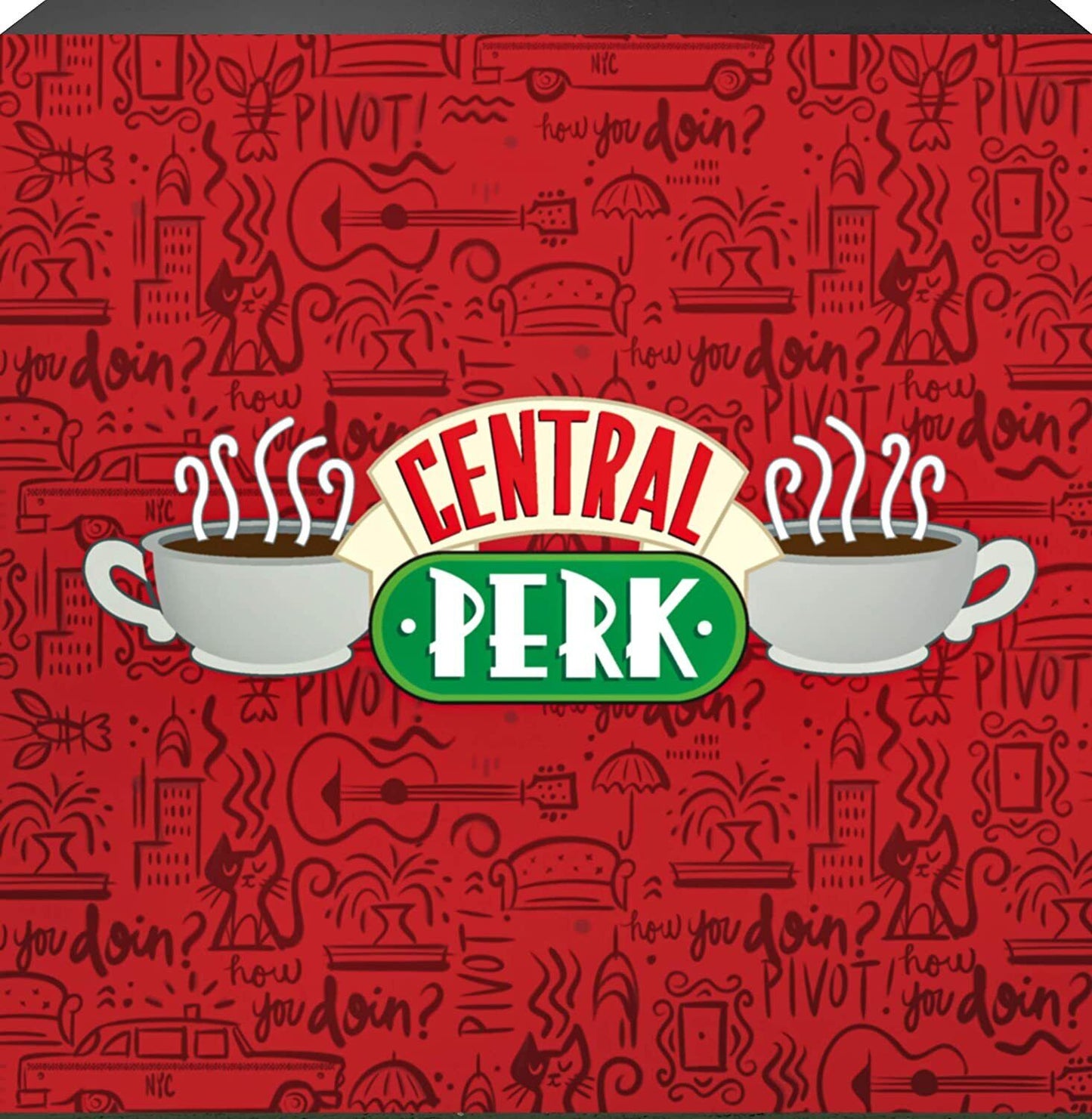 Spoontiques Central Perk Box Sign, 6" x 6"