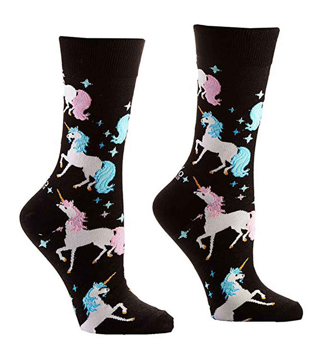 Yo Sox Women's Novelty Crew Socks (Unicorns)