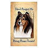 Shetland Terrier Sheltie Dog Baggage Buddies Luggage Tag 4"