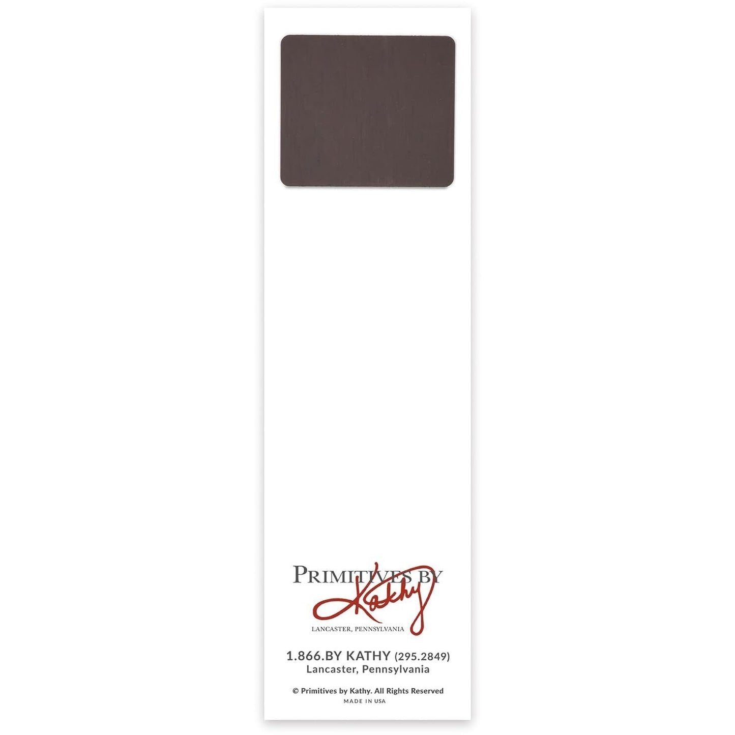 Primitives by Kathy Dog Lover Things To Fetch Magnetic List Notepad (60 pages)