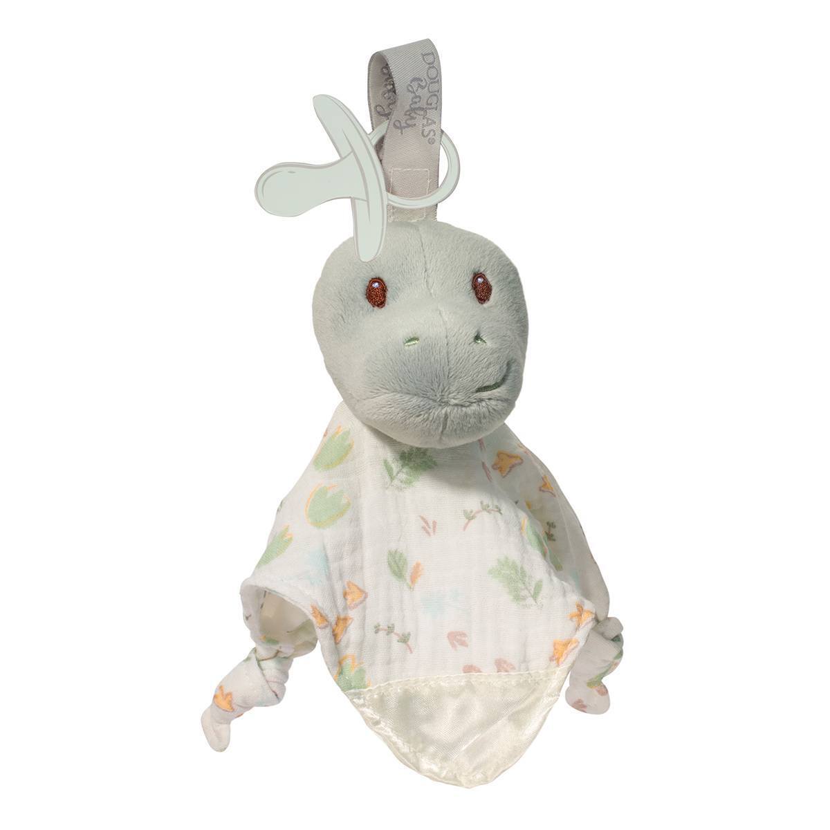 Douglas Baby Danny Dino Paci Lovey Pacifier Holder