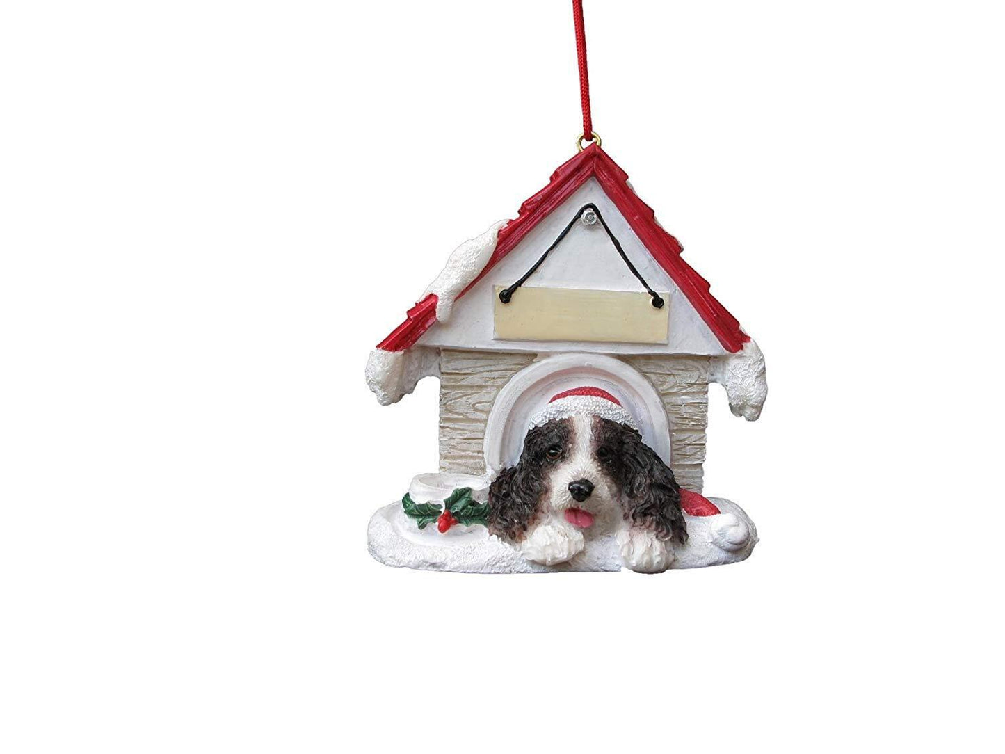 E&S Pets 35355-42 Springer Spaniel Doghouse Ornament