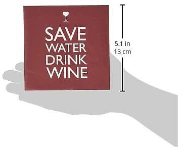 Paperproducts Design 20-Pack Save Water Drink Wine Paper Cocktail Napkins