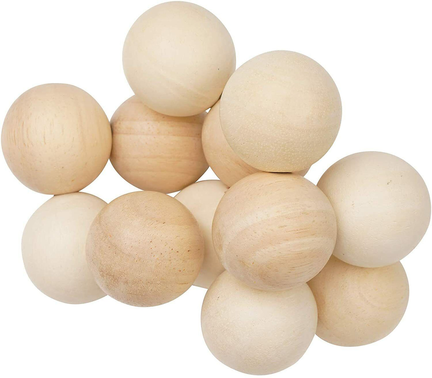 Manhattan Toy Natural Classic Baby Beads Wood Rattle, Teether, and Clutching Toy