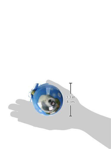 "Old English Sheepdog Christmas Ornament" Shatter Proof Ball Easy To Personalize