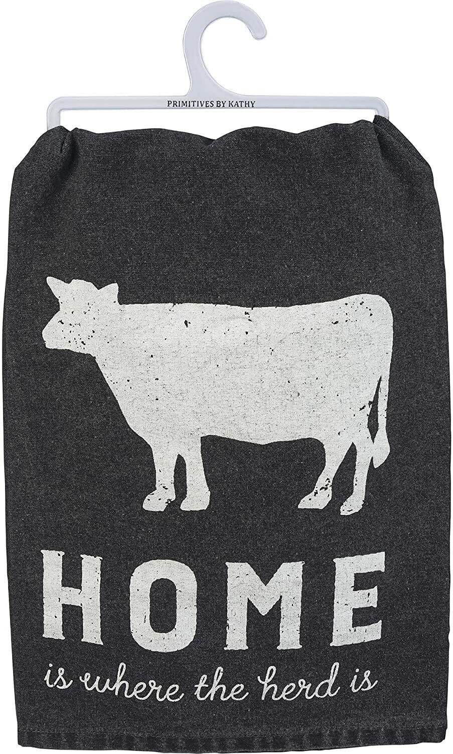 Primitives by Kathy Decorative Kitchen Towel - Home is Where the Herd Is