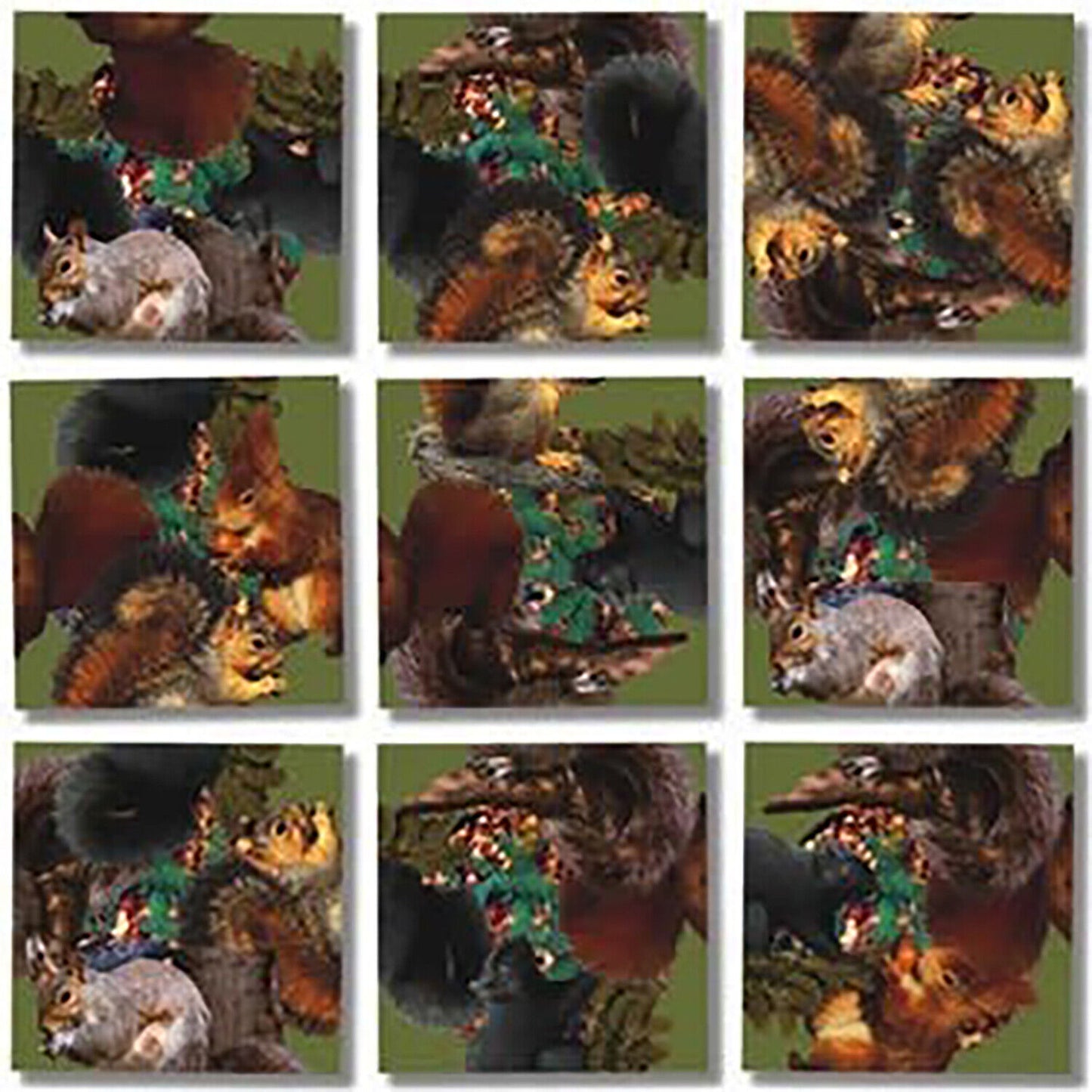 Scramble Squares Puzzle Squirrels