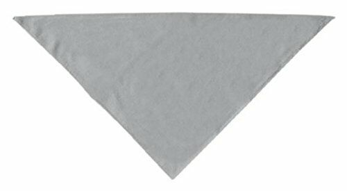 Mirage Pet Products Plain Bandana Grey Large