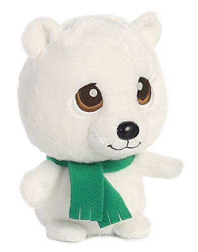 Aurora World Winter Wuv Polar Bear Plush Stuffed Animal, 8"