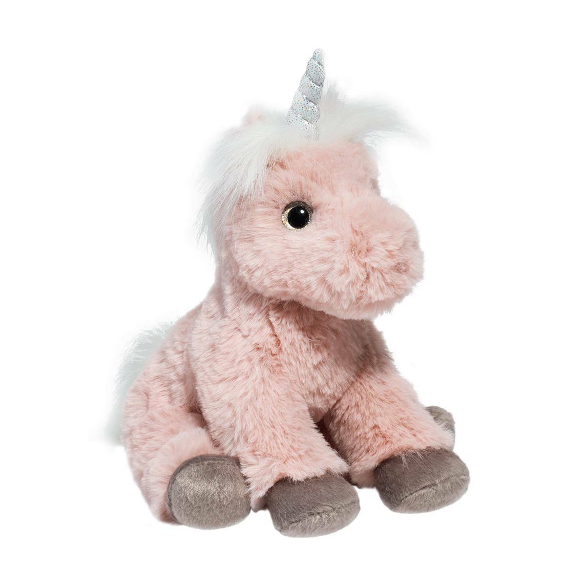 Douglas Cuddle Toys Melodie Pink Unicorn Mini Soft Plush Stuffed Animal, 6"