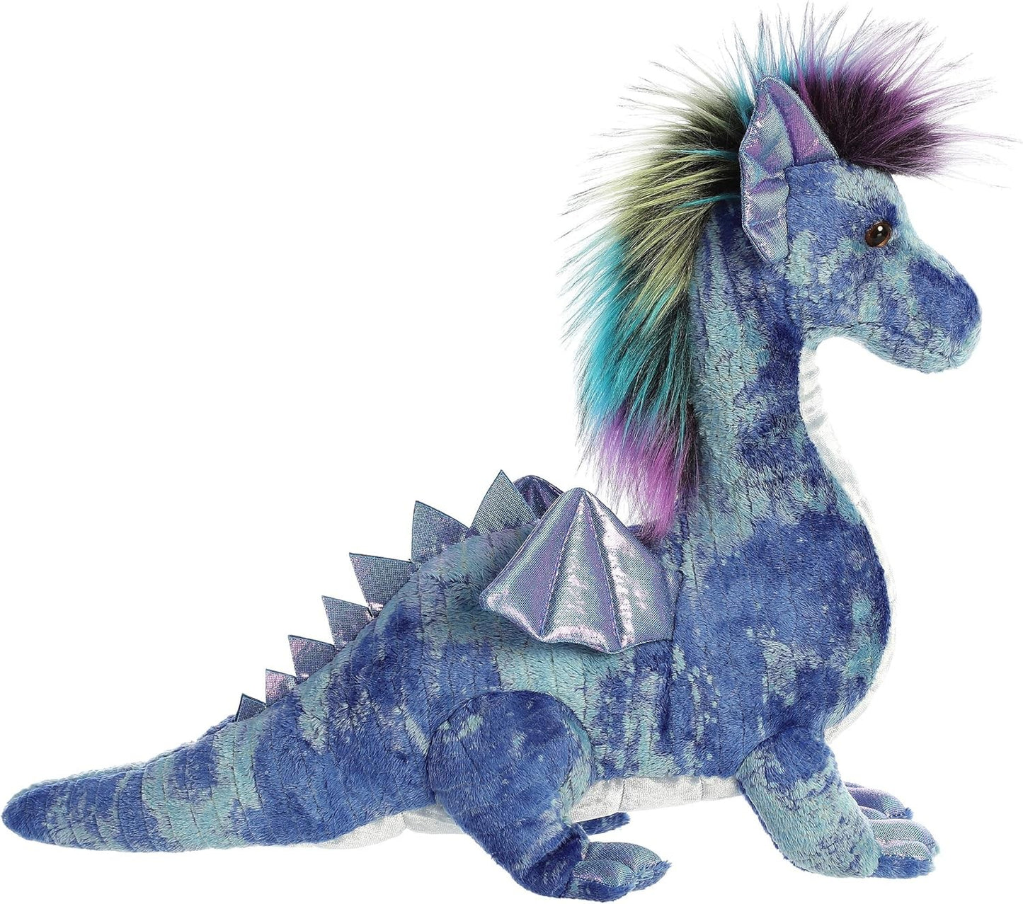 Aurora® Exquisite Luxe Boutique™ Zion Dragon™ Stuffed Animal, Blue, 17 in