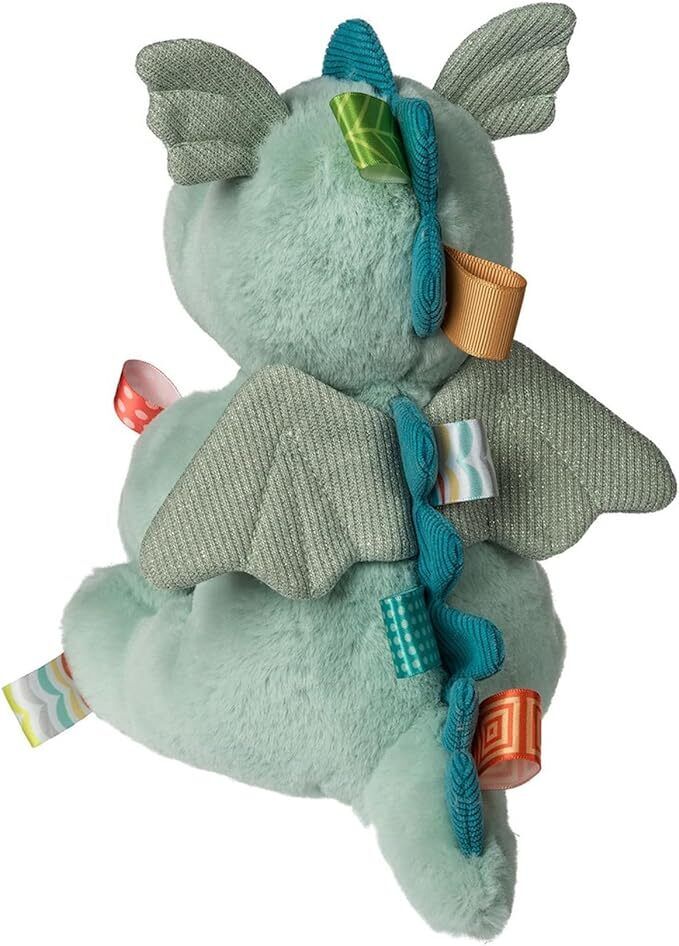 Mary Meyer Taggies Stuffed Animal Soft Toy with Sensory Tags, 11", Drax Dragon
