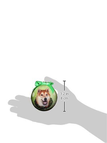 "Shiba Inu Christmas Ornament" Shatter Proof Ball Easy To Personalize