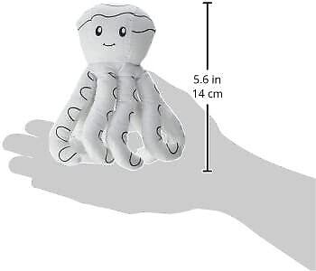 Ganz Octopus Plush Mini Coloring Kit (7 Piece), Octopus with 6 Markers