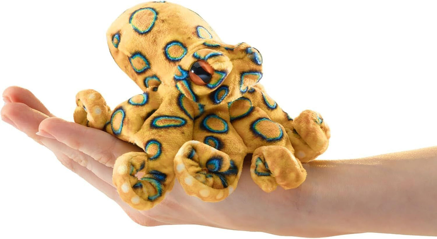 Folkmanis Mini Blue Ringed Octopus Finger Puppet