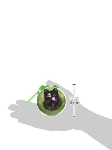 Black Cat Christmas Ornament Shatter Proof Ball Easy To Personalize