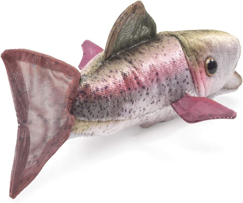 Folkmanis Mini Rainbow Trout Finger Puppet