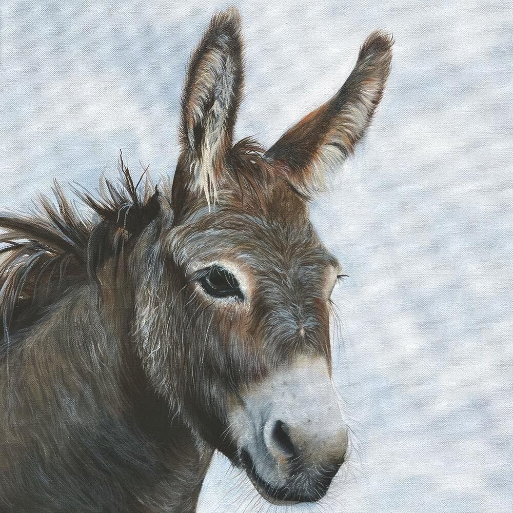 Paperproducts Design Honkey the Donkey Beverage/Cocktail Paper Napkins,5"x5"