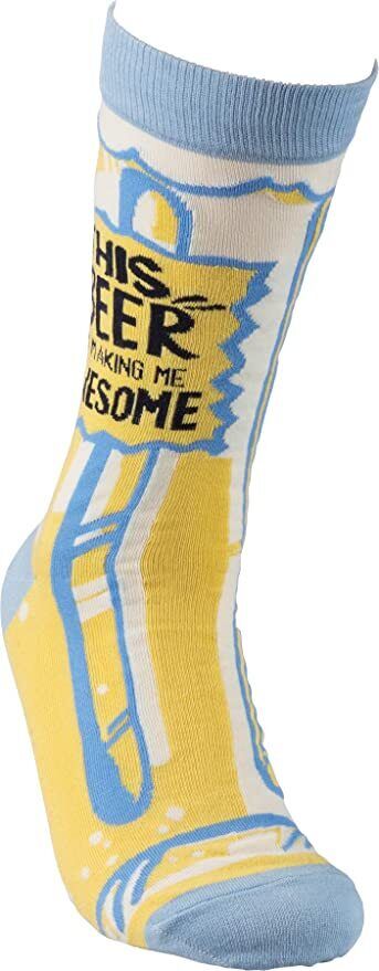 Primitives by Kathy Unisex Socks - This Beer Is Making Me Awesome