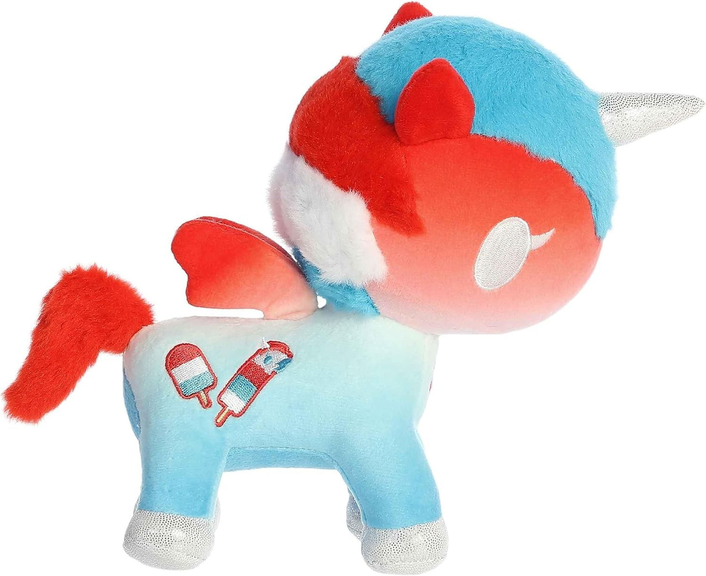 Aurora Tokidoki Frozen Treats Unicorno Summer Cicle Stuffed Animal Multi, 7.5 in