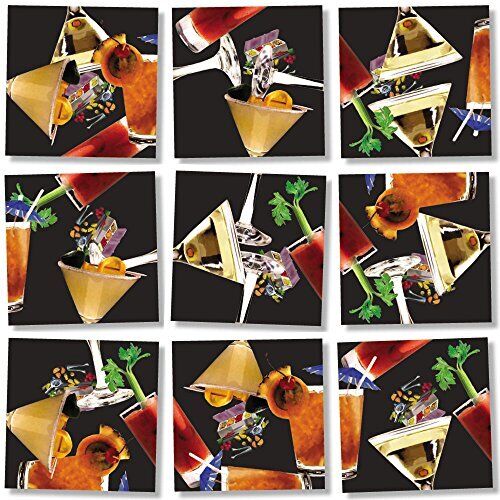 B Dazzle Cocktails Scramble Squares 9 Piece Puzzle
