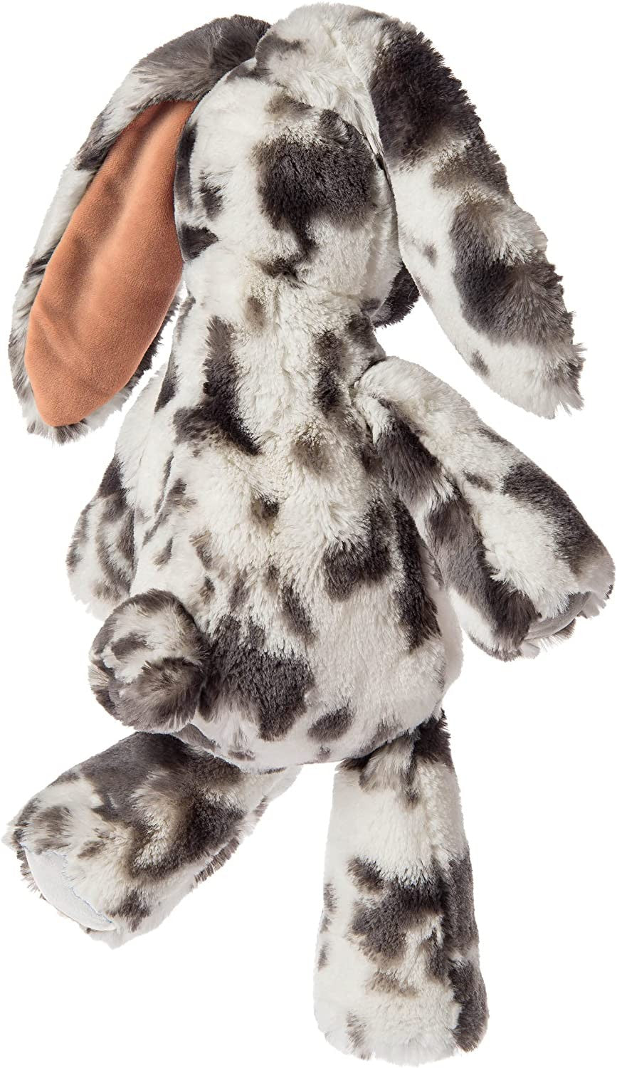 Mary Meyer Marshmallow Stuffed Animal Bravo Bunny, 13", White & Gray Spotted