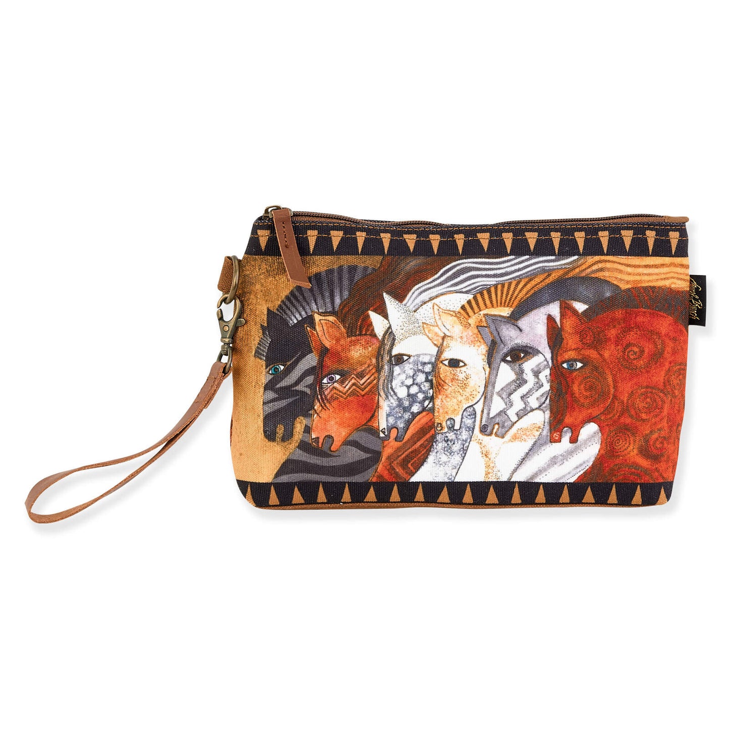 Women's Laurel Burch Horses Wristlet, Moroccan Mares