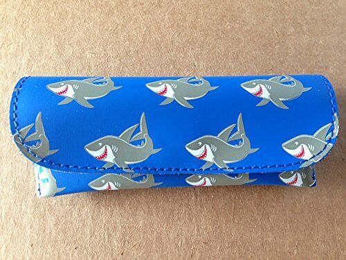 Under the Sea Small Semi-Hard Eyeglasses Case - Shark