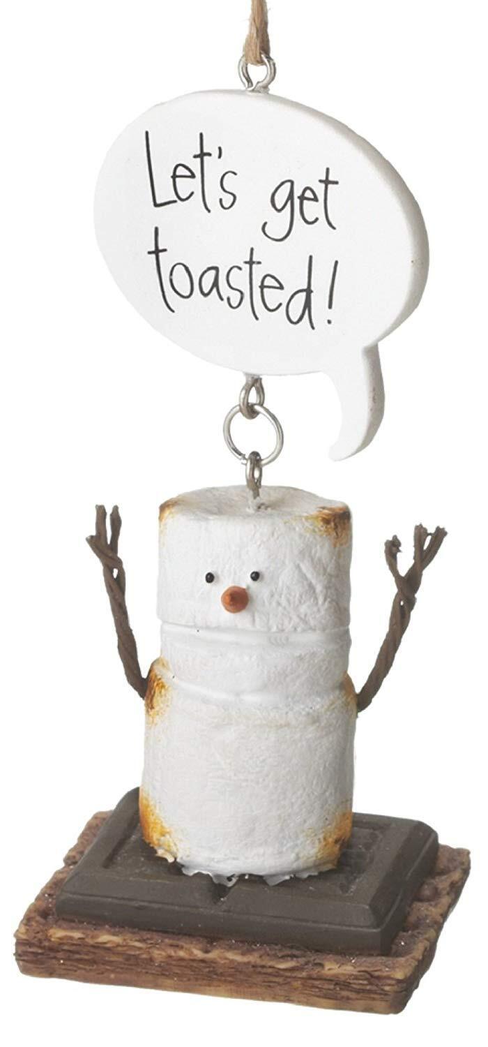 Toasted S'Mores Let's Get Toasted! Christmas/ Everyday Ornament