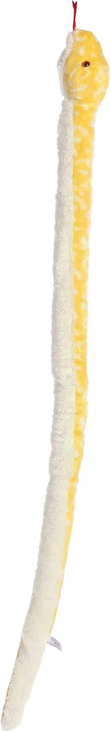 Aurora® Playful Snake Albino Burmese Python Snake Stuffed Animal, 50 in