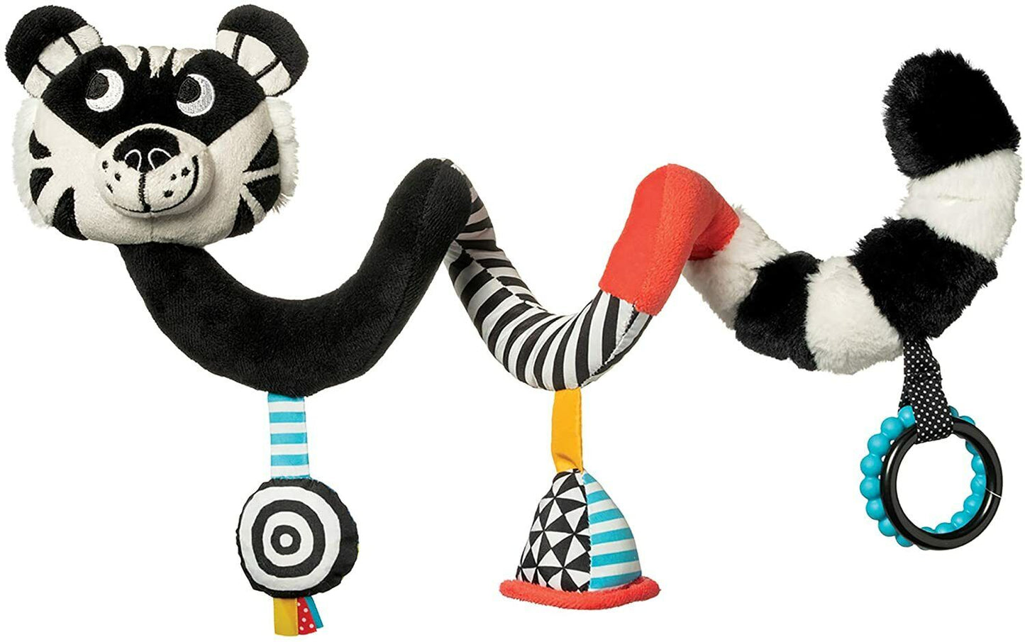 Manhattan Toy Wimmer Ferguson Tiger Spiral Toy with Rattle, Mirror, Teethers