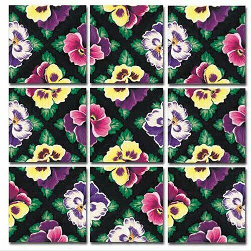 Scramble Squares: Pansies