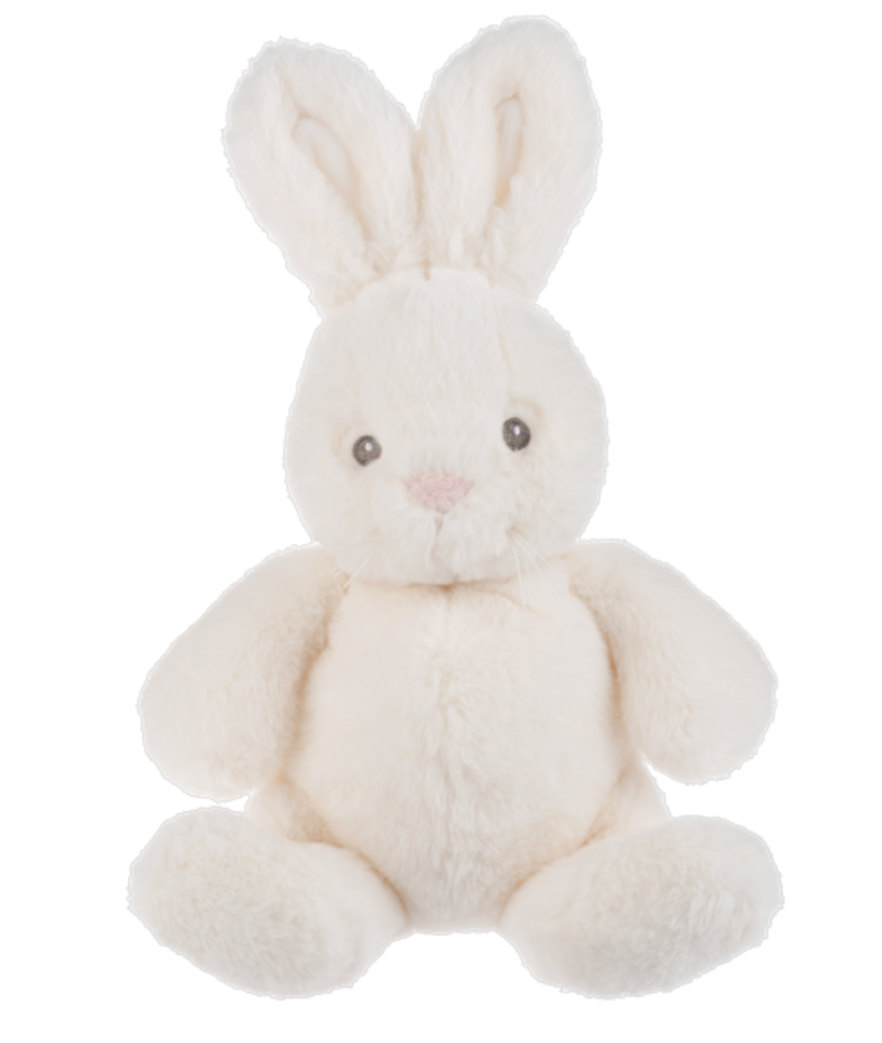 Baby Ganz Bryer Cream Bunny Plush Stuffed Animal Toy 11"