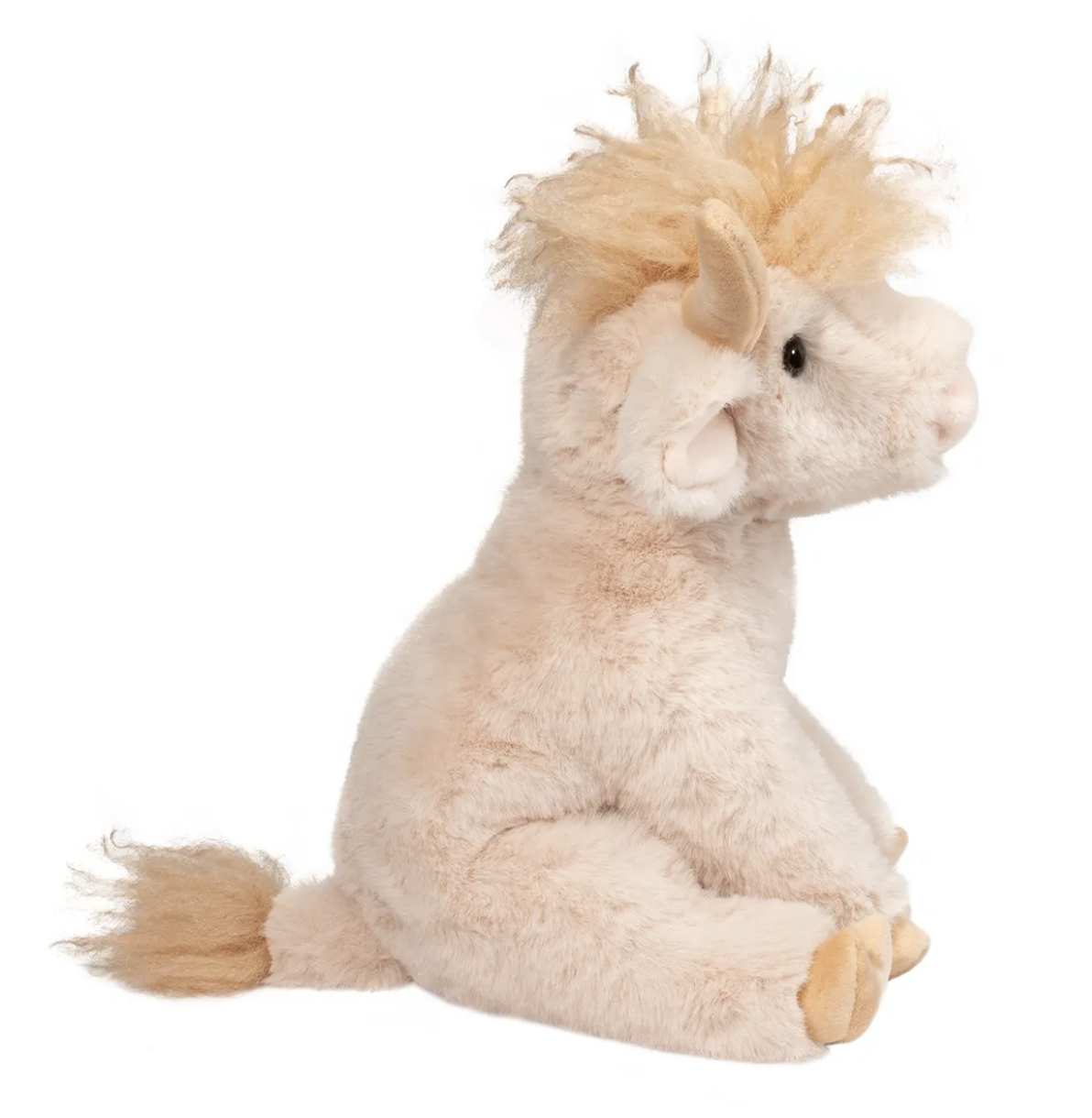 Douglas Laddie Soft Cream Highland Cow Plush Stuffed Animal, 11" long