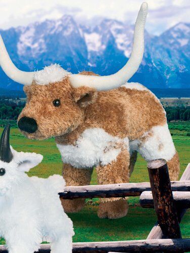 T-bone Longhorn Steer Soft Cuddly Farm Barnyard Animal 8" Douglas Cuddle Toys