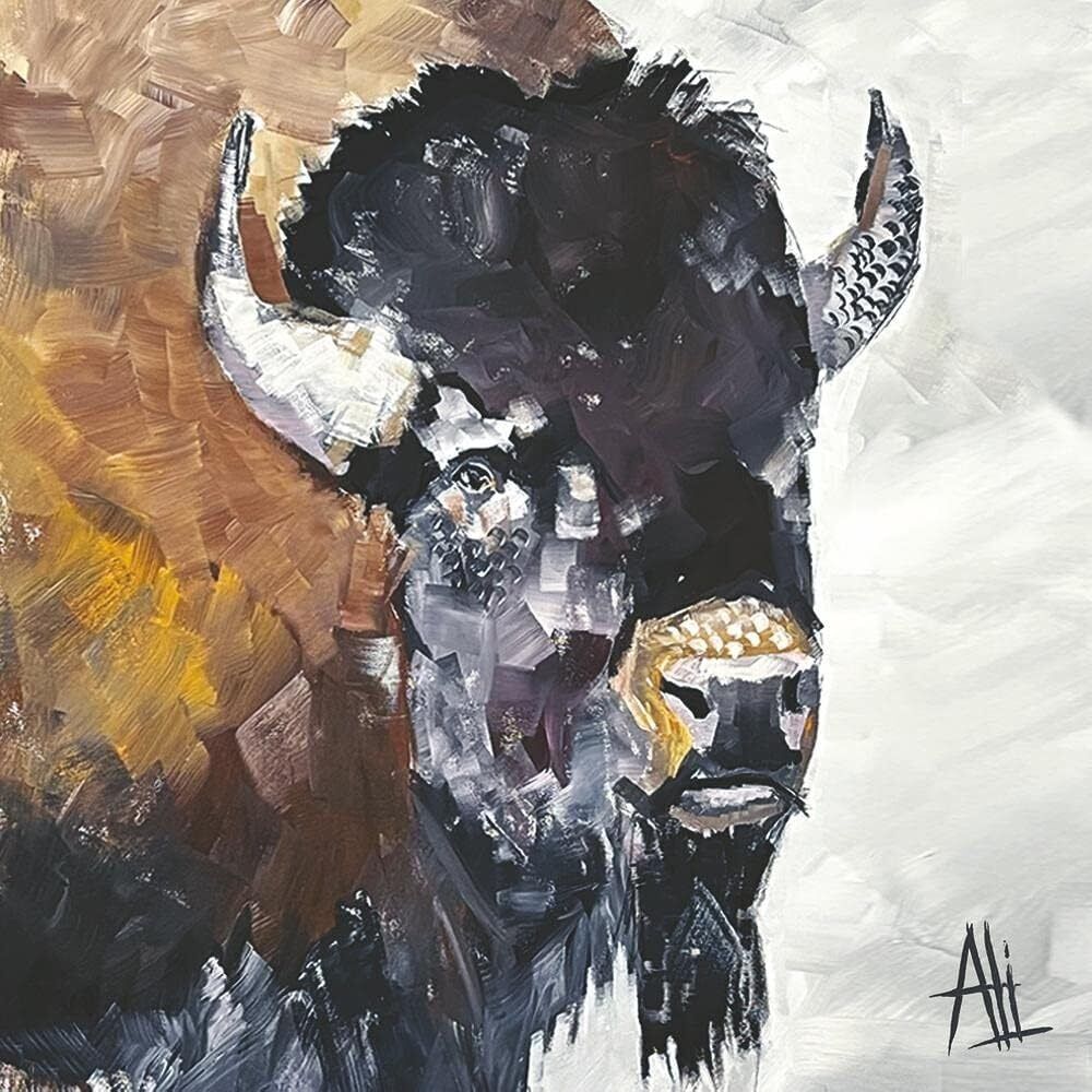 Paperproducts Design Frontier Buffalo Beverage/Cocktail Paper Napkins,5"x5"