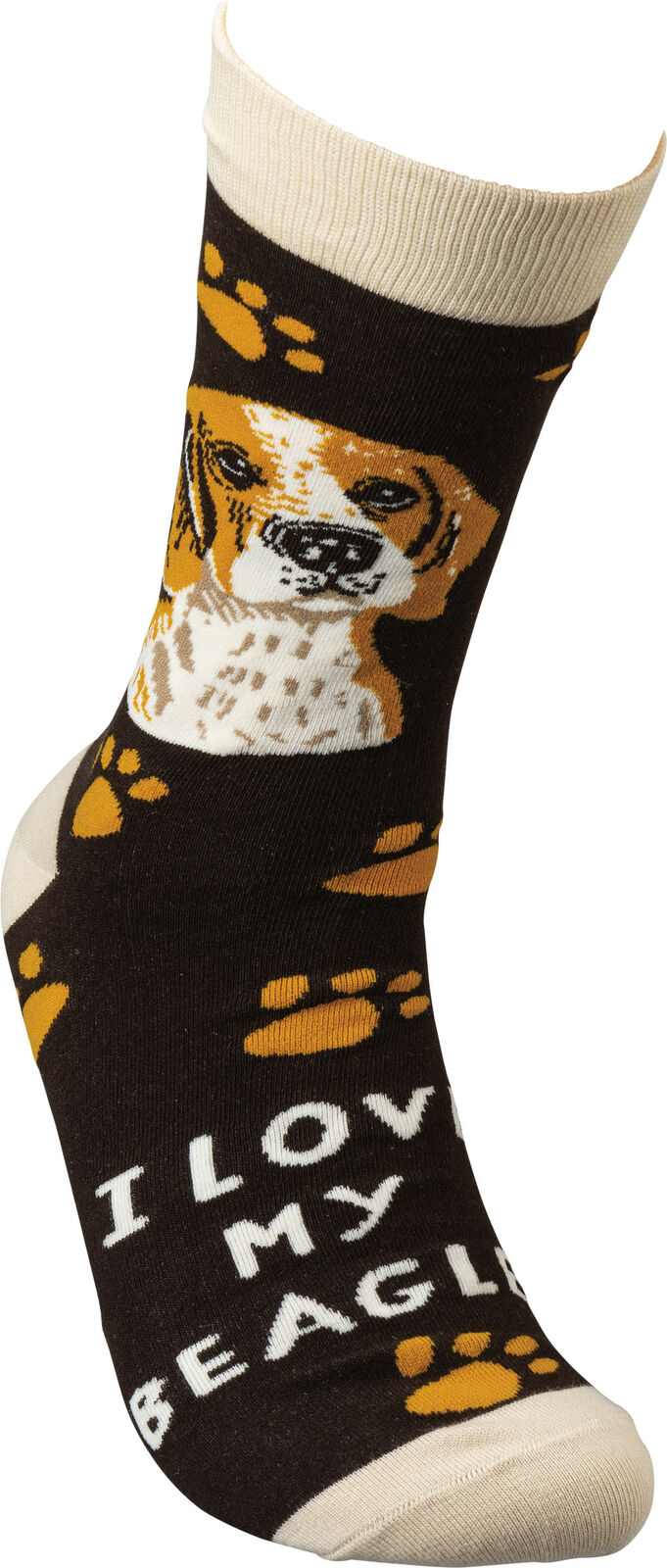 Primitives By Kathy Socks - I Love My Beagle