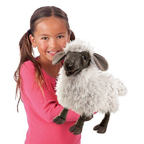 Folkmanis Bleating Sheep Hand Puppet Plush