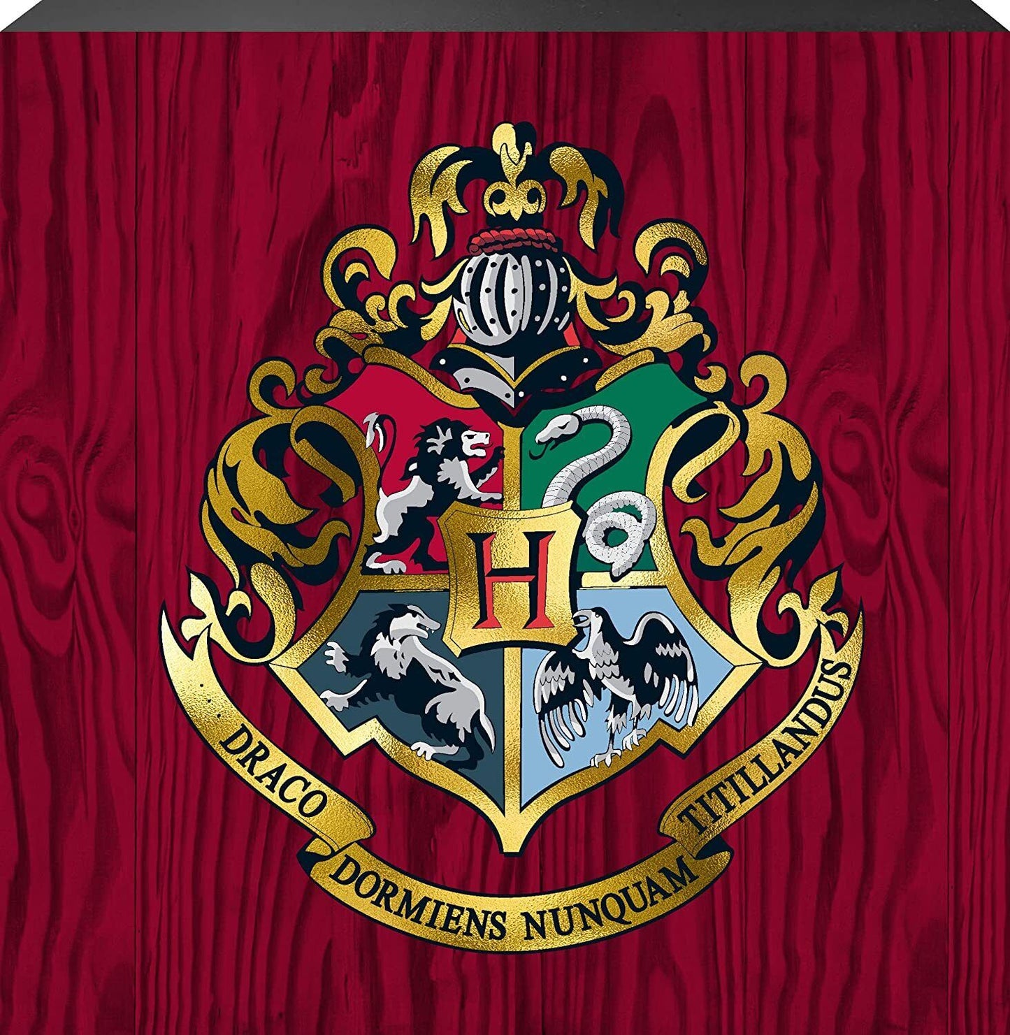 Spoontiques Hogwarts Crest Box Sign, 6" x 6"