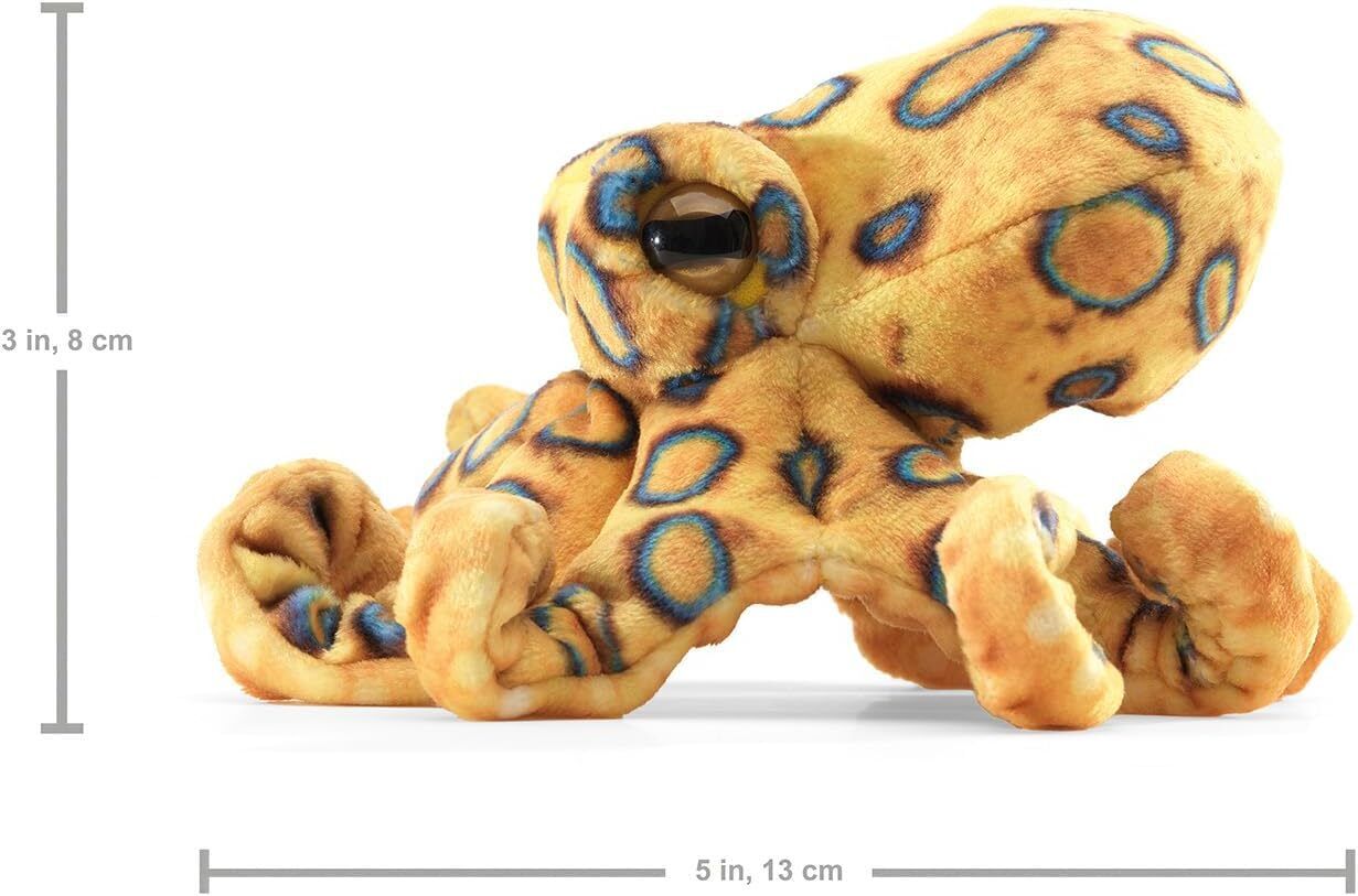 Folkmanis Mini Blue Ringed Octopus Finger Puppet