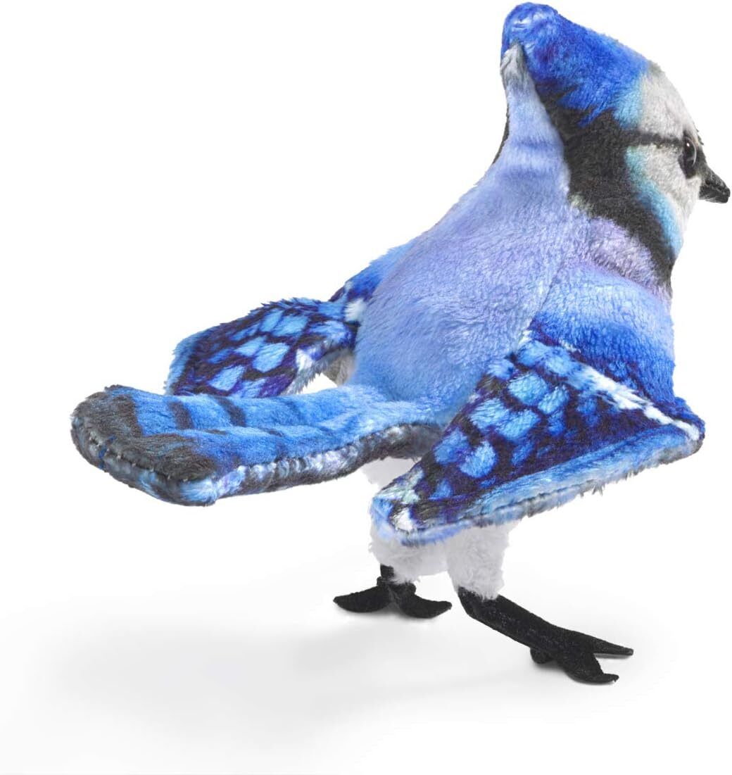 Folkmanis Mini Blue Jay Finger Puppet