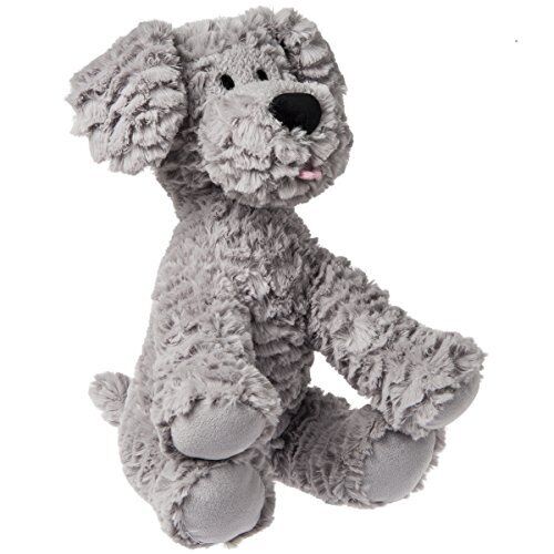 Mary Meyer FabFuzz Plush Soft Toy, Gray Shadow Rescue Puppy Dog, 15"