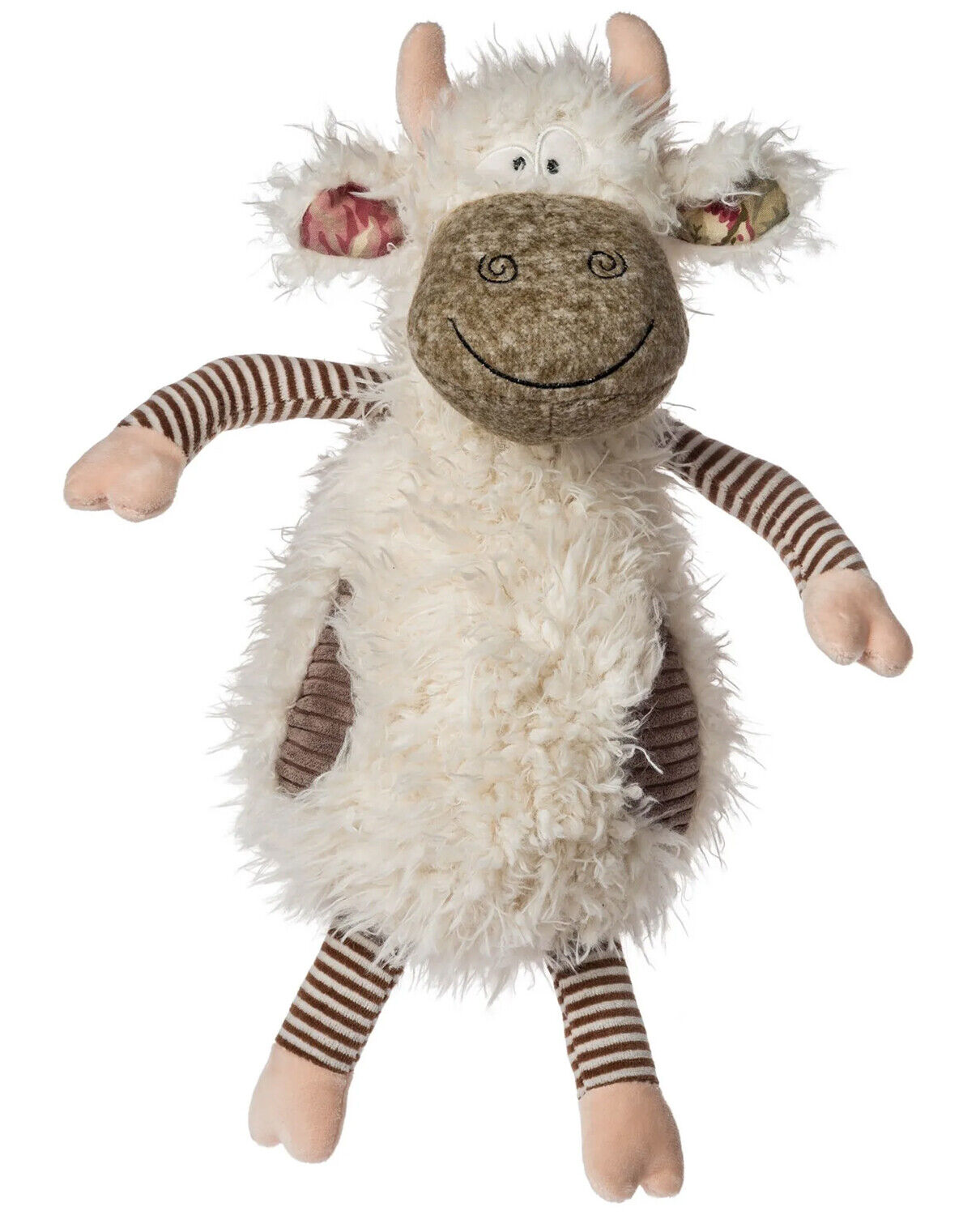 Mary Meyer FabFuzz Stuffed Animal Soft Toy, 14-Inches, Corky Cow
