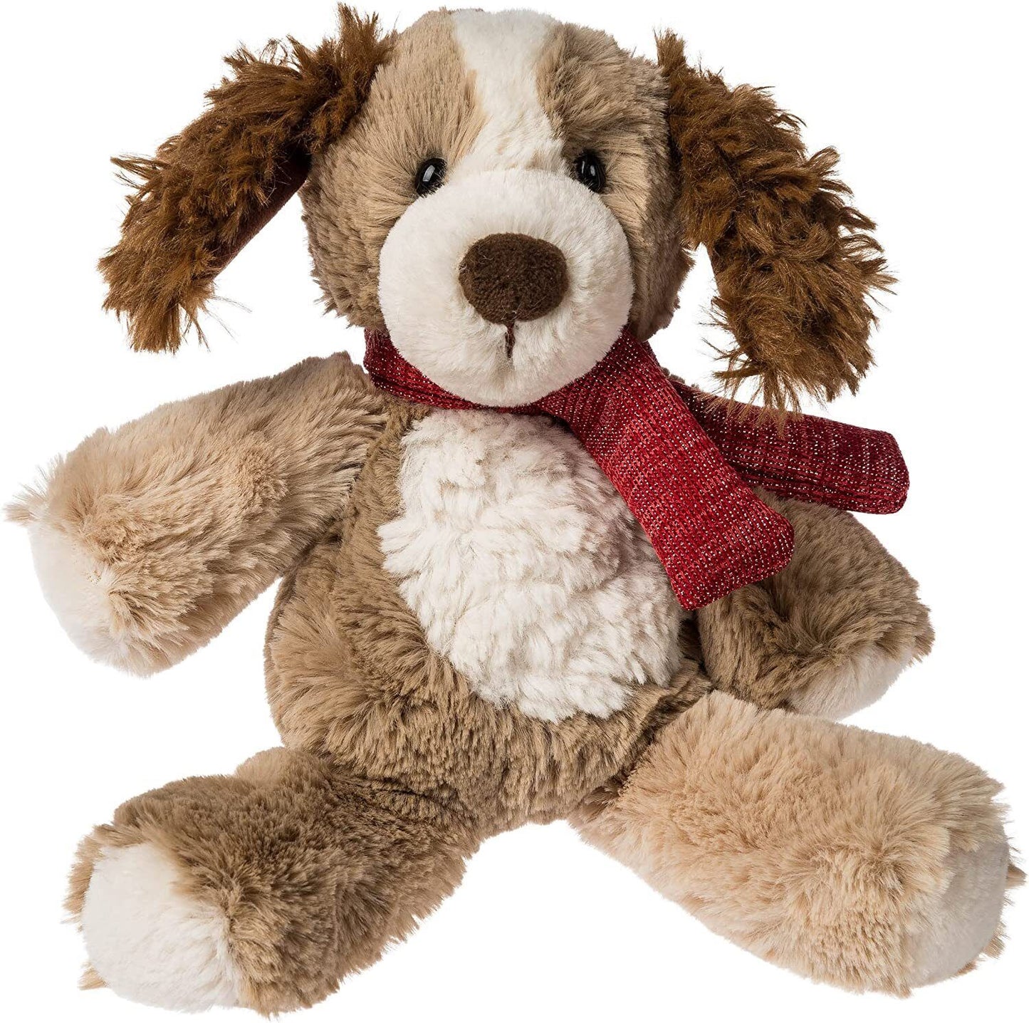 Mary Meyer Marshmallow Junior Stuffed Animal, 9" Holiday Parker Puppy Dog