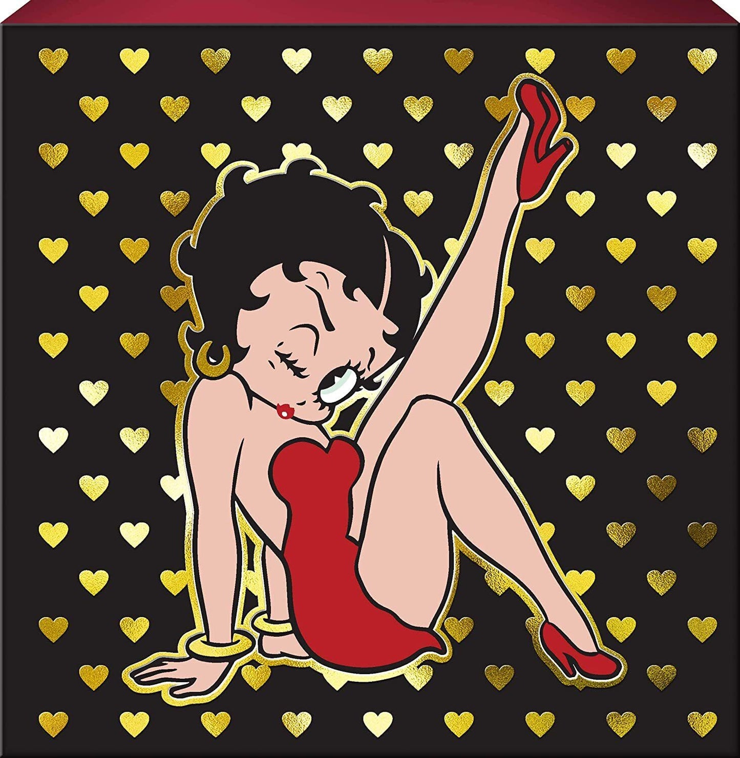 Spoontiques Betty Boop Box Sign, 6" x 6"