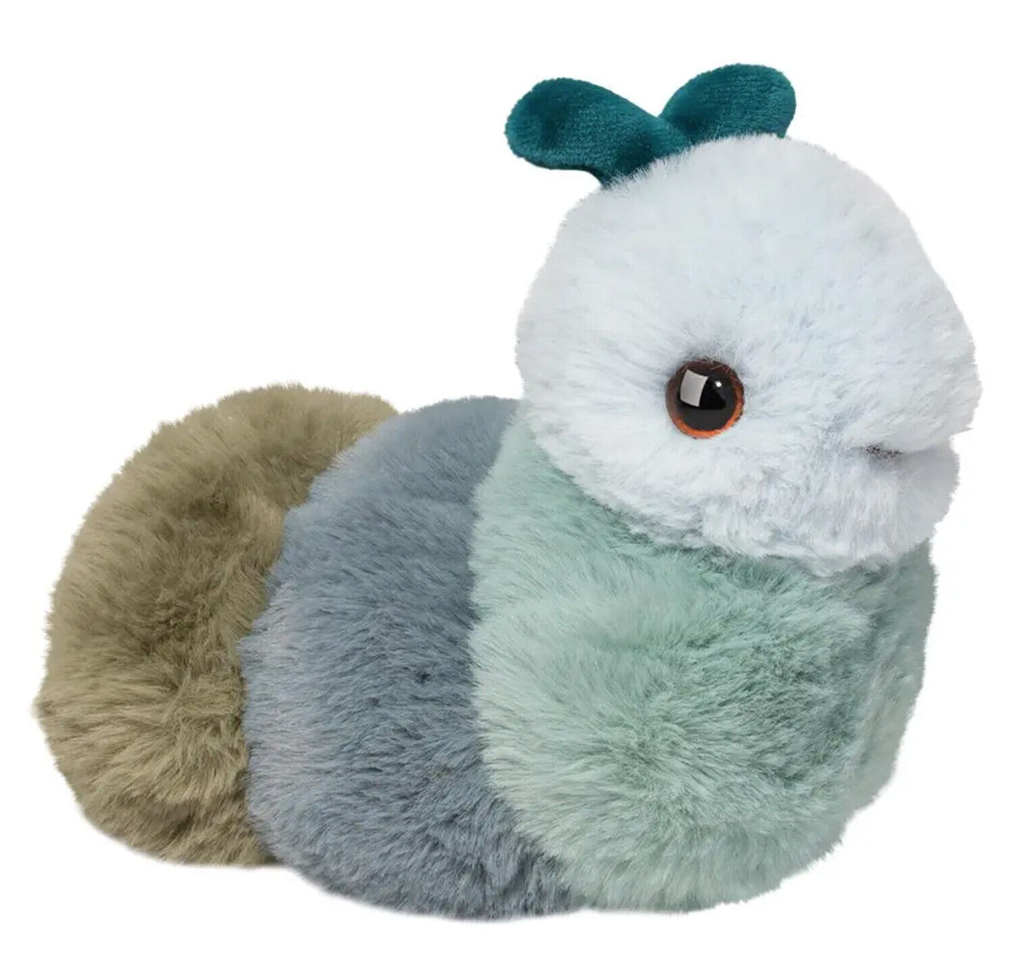Douglas Silas Blue Caterpillar Plush Stuffed Animal, 7"