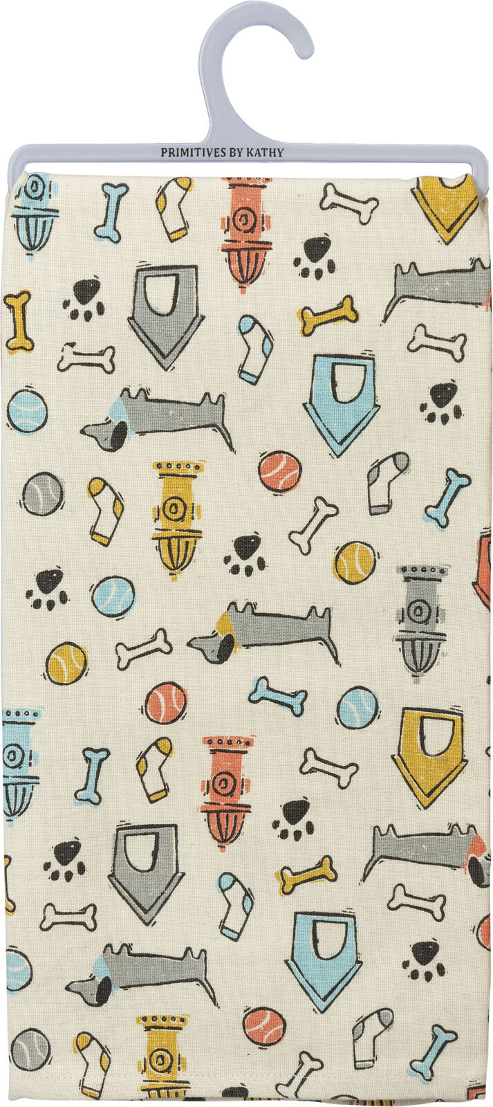 Primitives by Kathy All You Need is Love and a Dog Cotton Dish Towel, 26"