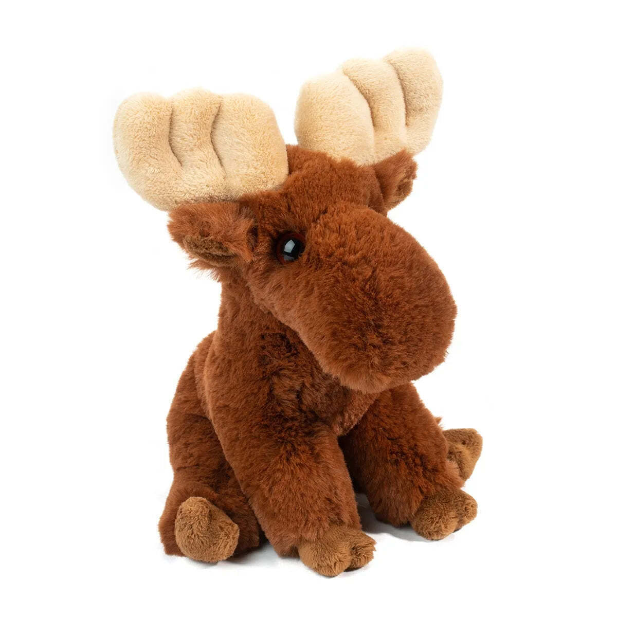 Douglas Mini Melonie Soft Moose Plush Stuffed Animal, 6" sitting