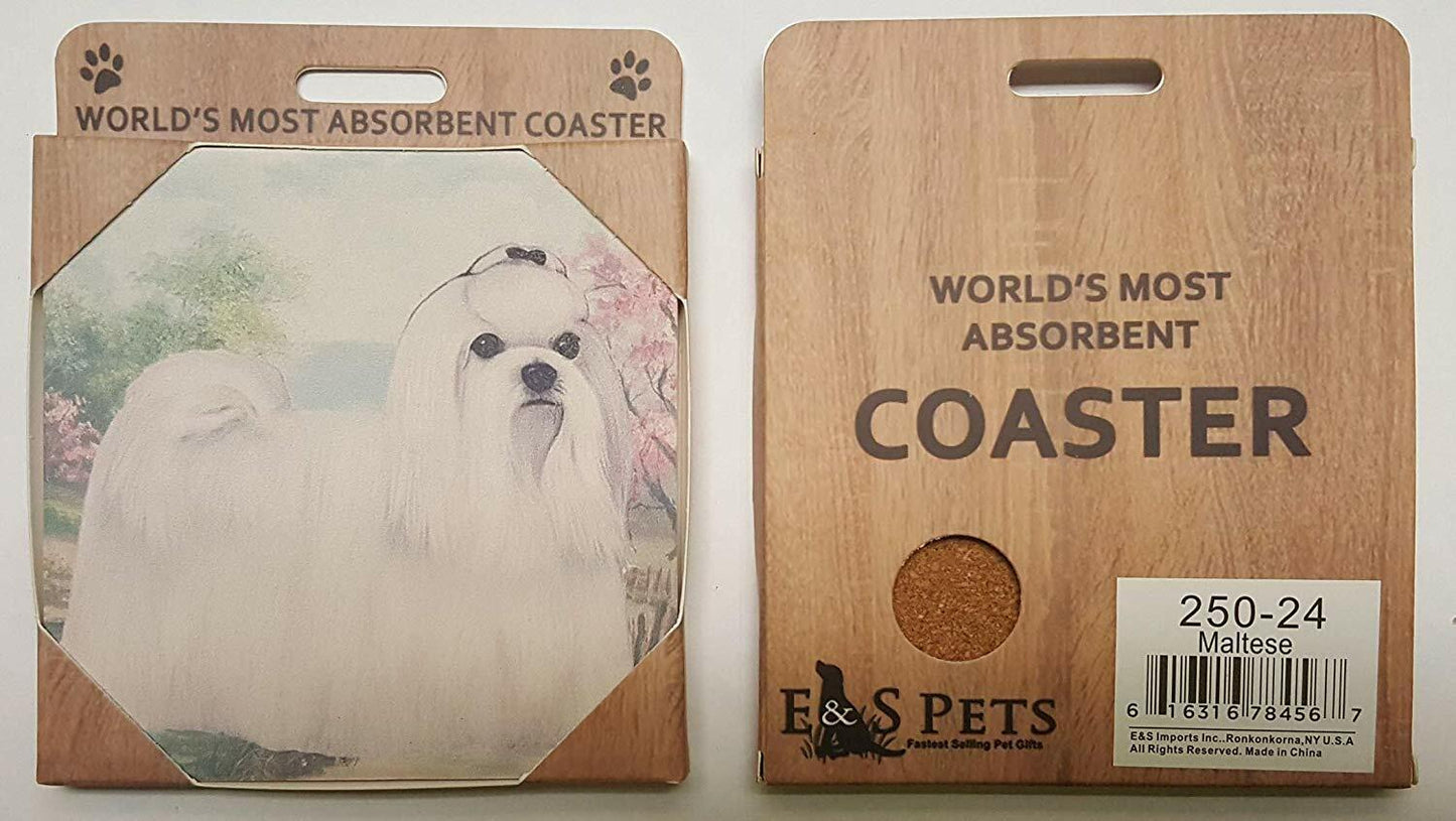 Maltese Tabletop Drink Coaster (1)